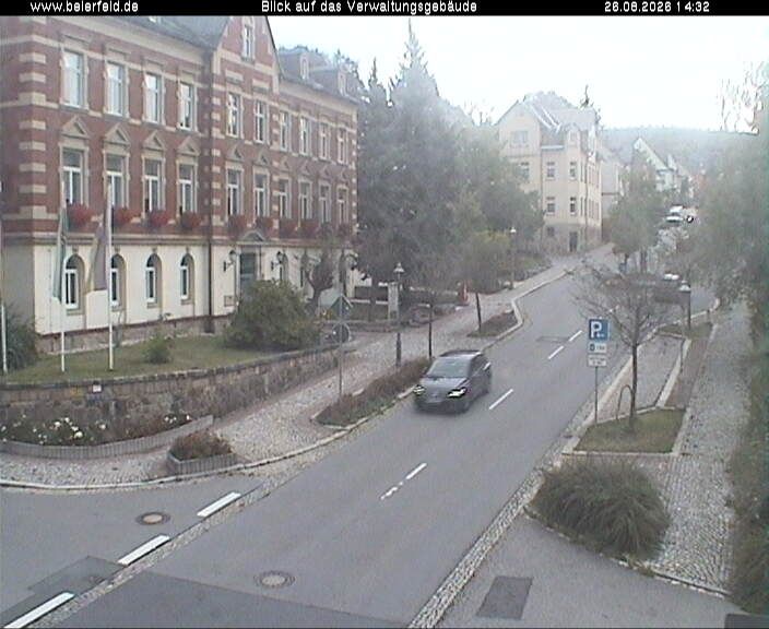Traffic Cam Grunhain-Beierfeld › North: Stadtverwaltung Grünhain-Beierfeld