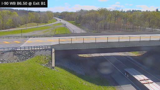 Traffic Cam North Chatham › West: Berkshire Connector at Interchange B1 (Albany/Hudson/Rensselaer)