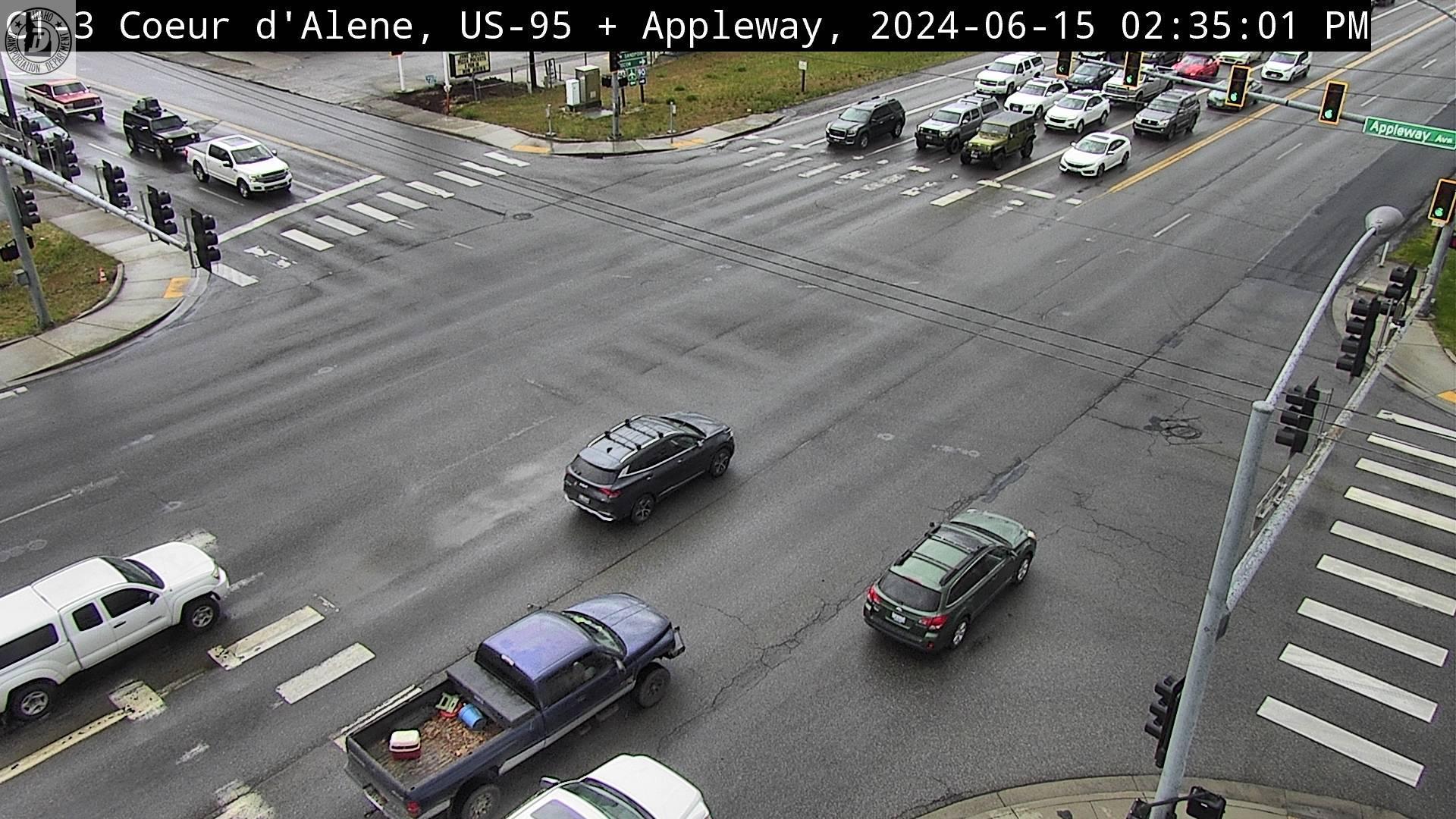 Traffic Cam Coeur d'Alene: US 95: Appleway