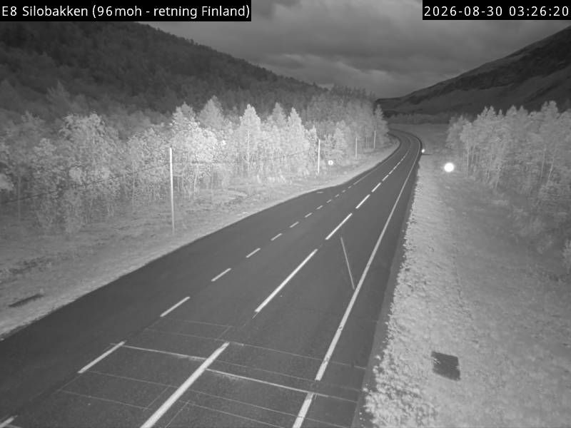 Traffic Cam Storfjord: E8 Silobakken (Finland)