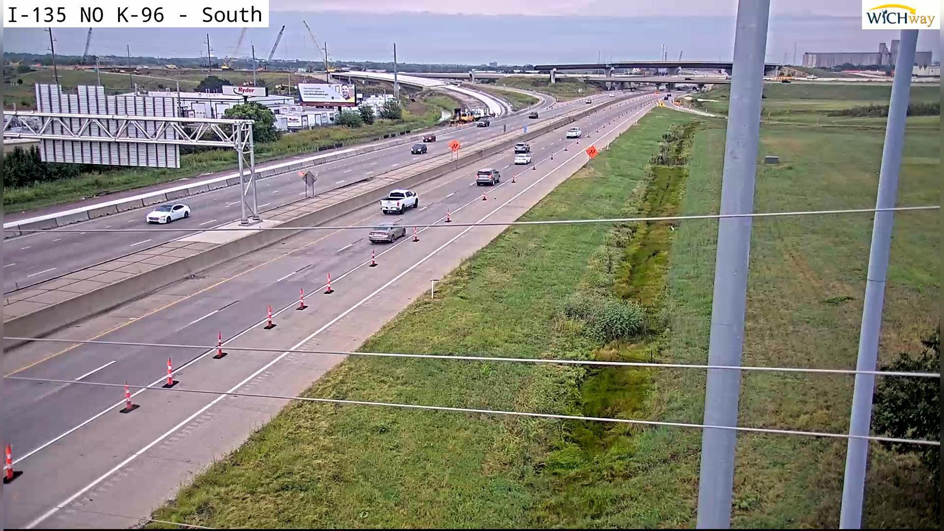 Traffic Cam Wichita: I-135 NO K-96