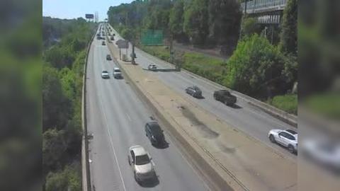 Traffic Cam Lower Merion Township: I-76 WB EAST OF BELMONT AVE MM 338.