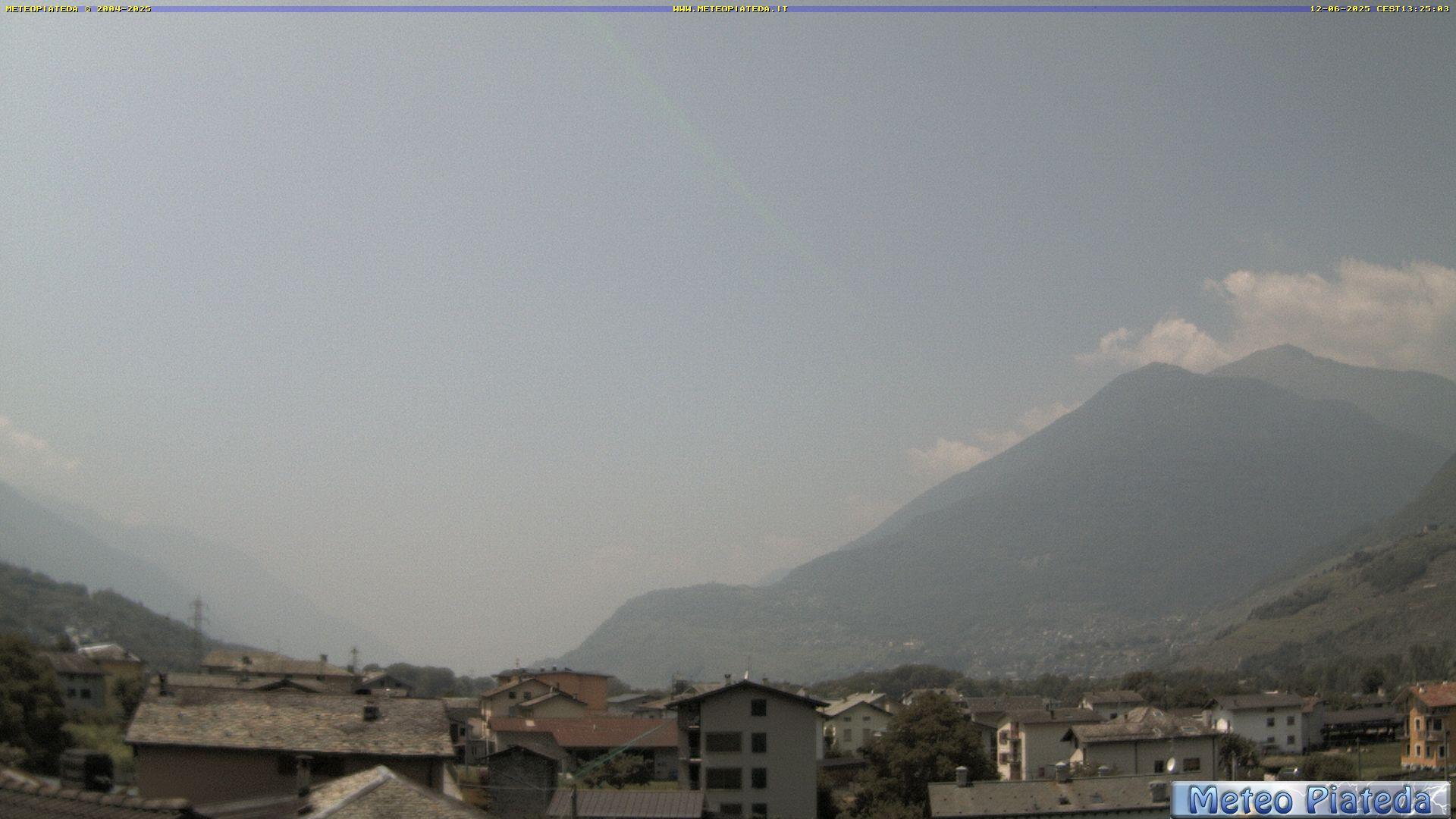 Piateda: Panorama verso Ovest Webcam