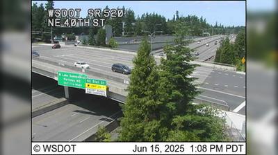 Bellevue: SR 520 at MP 10.1: NE 40th St