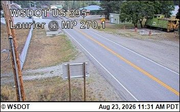Traffic Cam Laurier › North: US 395 at MP 270.1
