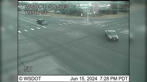 Traffic Cam Battle Ground: SR 503 at MP 7: 199th Ave