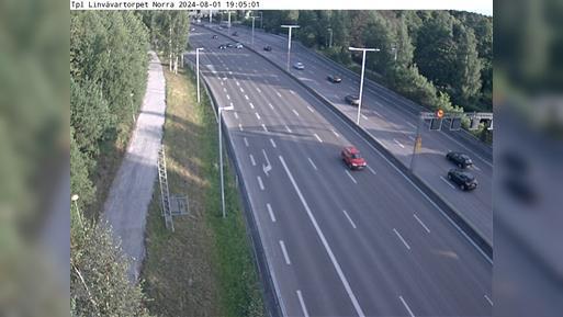 Traffic Cam Bergshamra: Tpl Linvävartorpet norra