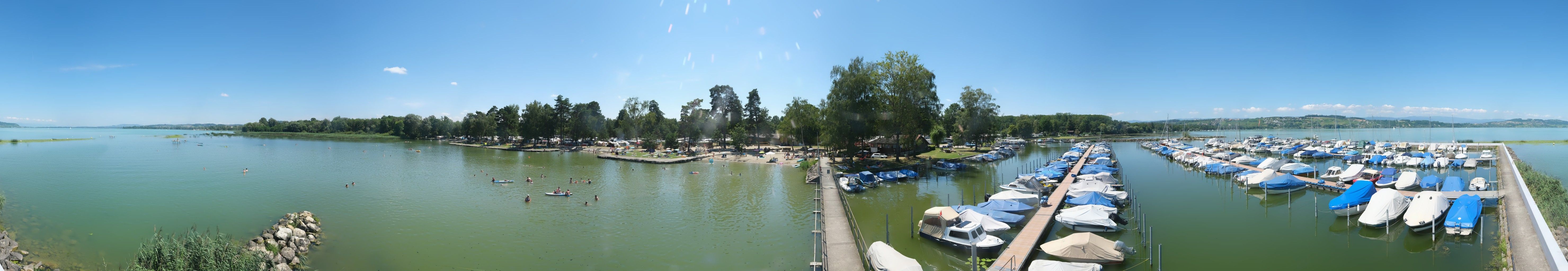 Wiflisburg/Wifflisburg: Camping-Port-Plage Avenches