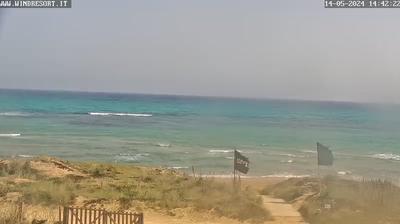 immagine della webcam nei dintorni di Lampedusa e Linosa: webcam Tre fontane