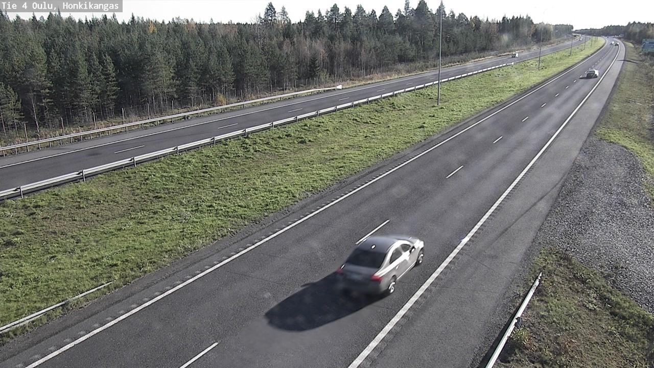 Traffic Cam Oulu: Tie - Honkikangas - Ouluun