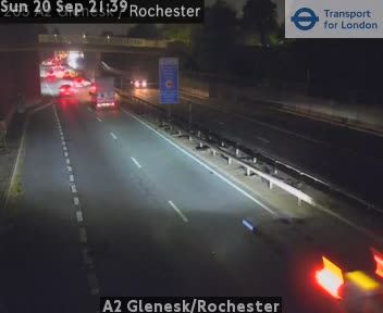 Traffic Cam London Borough of Bexley: A2 Glenesk/Rochester