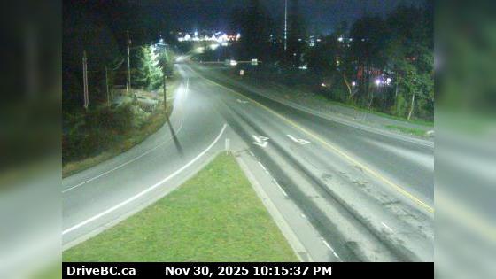 Traffic Cam Nanaimo › East: Hwy 19 at Northfield Rd in - looking east
