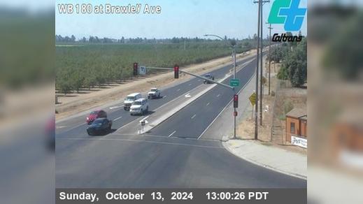 Traffic Cam West Park › West: FRE-180-AT BRAWLEY AVE