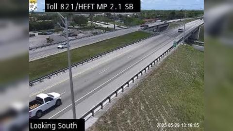 Traffic Cam Homestead: Tpke MM 2.1 S of Campbell Dr