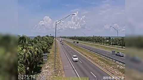 Traffic Cam Saint Petersburg: I-275 S of North Toll