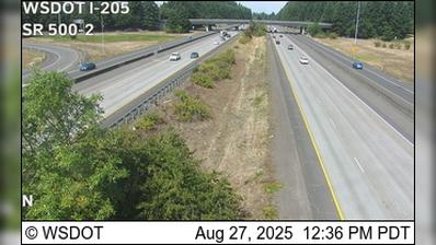 Traffic Cam Vancouver: I-205 at MP 30.9: SR 500 Interchange Camera