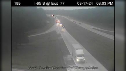 Traffic Cam St. George: I-95 S @ MM