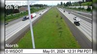 Vancouver: I-205 at MP 28.6: 6th St - Day time