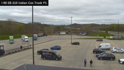 Traffic Cam Indian Castle › East: I-90 EB 210 Indian Cas Truck Park