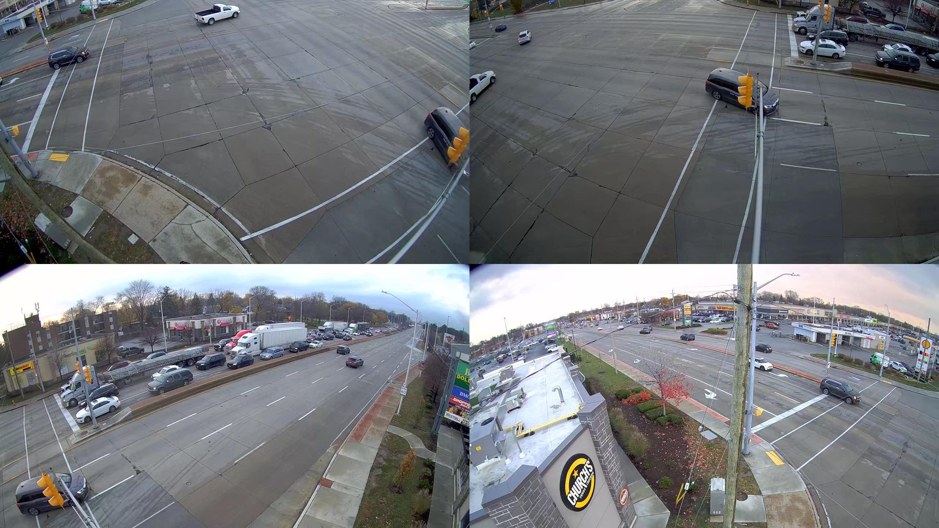 Traffic Cam Windsor: Tecumseh Rd & Huron Church