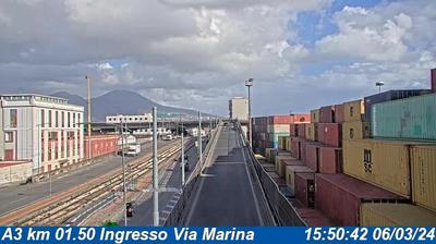 immagine della webcam nei dintorni di Napoli Capodichino: webcam San Giovanni a Teduccio