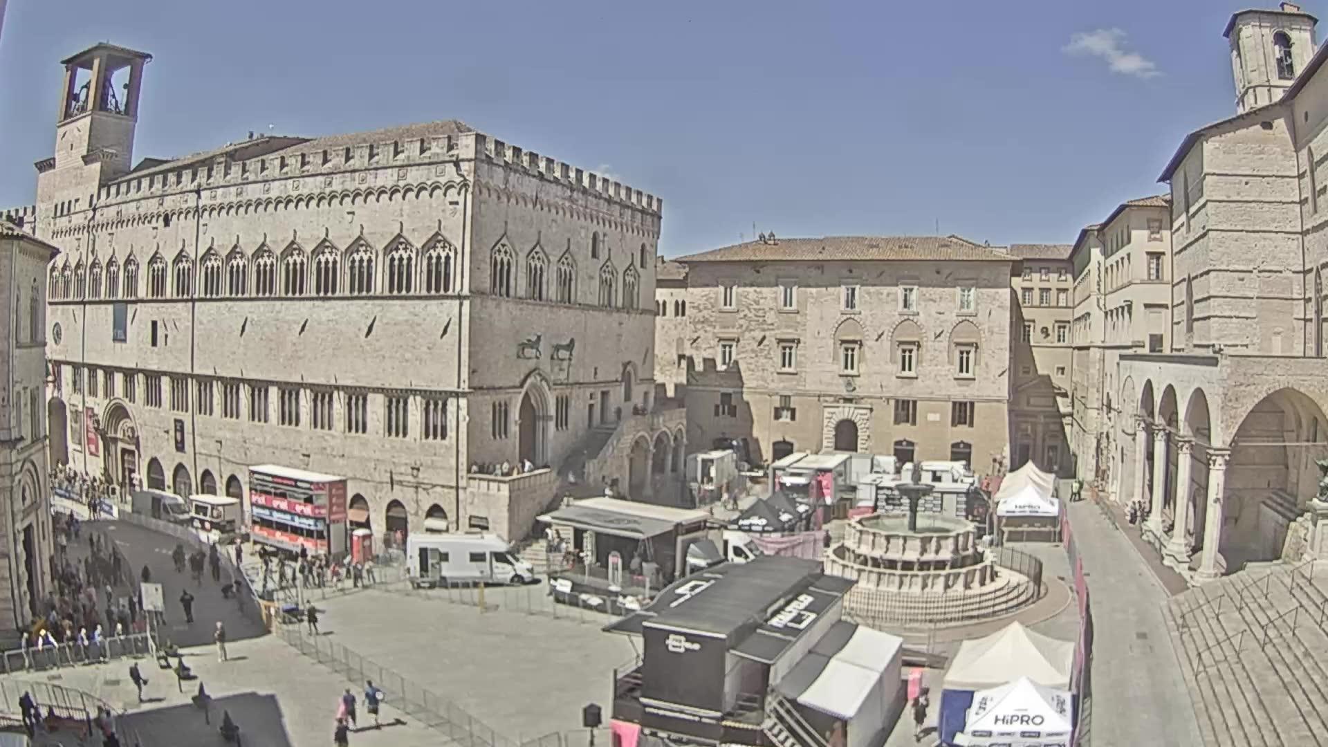 Webcam Perugia, Piazza IV Novembre - Umbria Webcam