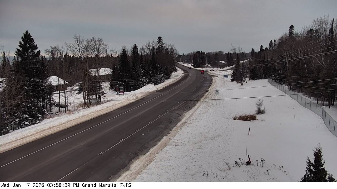 Traffic Cam Grand Marais: MN 61: T.H.61 - MP 110.8): T.H.61 - MP 110.8) View