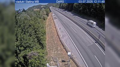 Zadnja slika ob 12h: Avtocesta Ljubljana - Maribor, viadukt Slatina