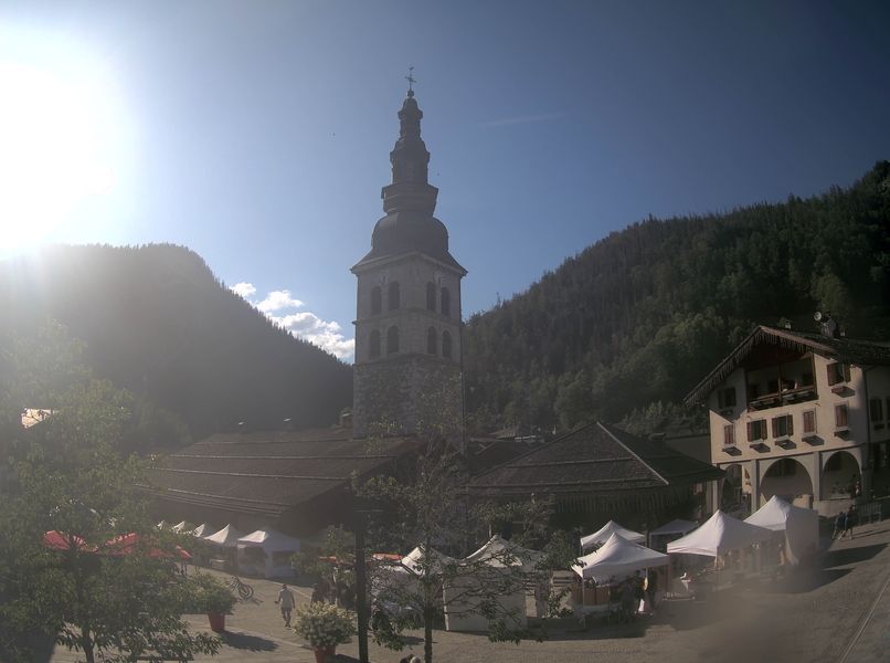 La Clusaz på dagtid
