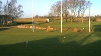 Ultima vista de la luz del día desde Beddinge Läge: Bedinge Golfklubb