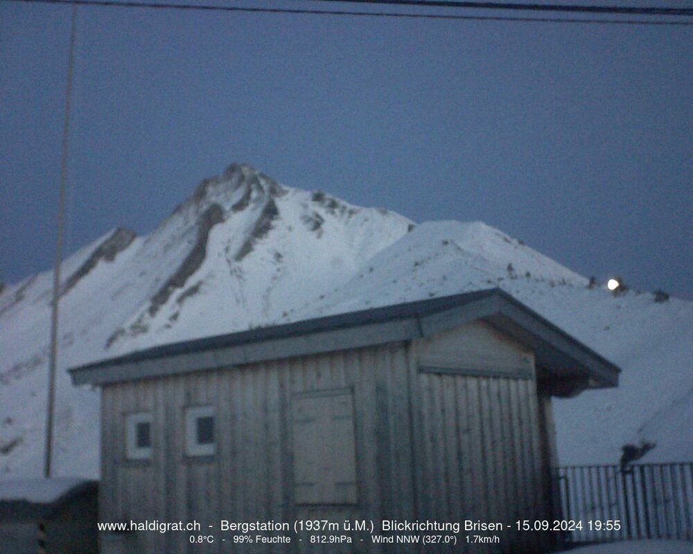 Wolfenschiessen: Bergstation Haldigrat (1937m) Blickrichtung Ost - Brisen