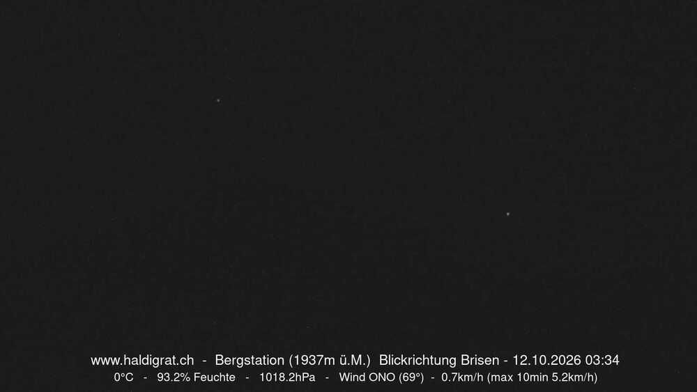 Wolfenschiessen: Bergstation Haldigrat (1937m) Blickrichtung Ost - Brisen