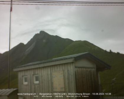 Wolfenschiessen: Bergstation Haldigrat (1937m) Blickrichtung Ost - Brisen