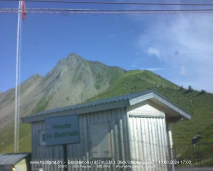 Wolfenschiessen: Bergstation Haldigrat (1937m) Blickrichtung Ost - Brisen