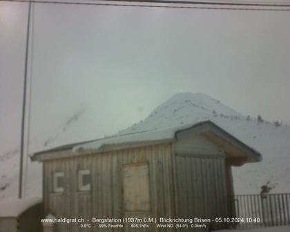 Wolfenschiessen: Bergstation Haldigrat (1937m) Blickrichtung Ost - Brisen