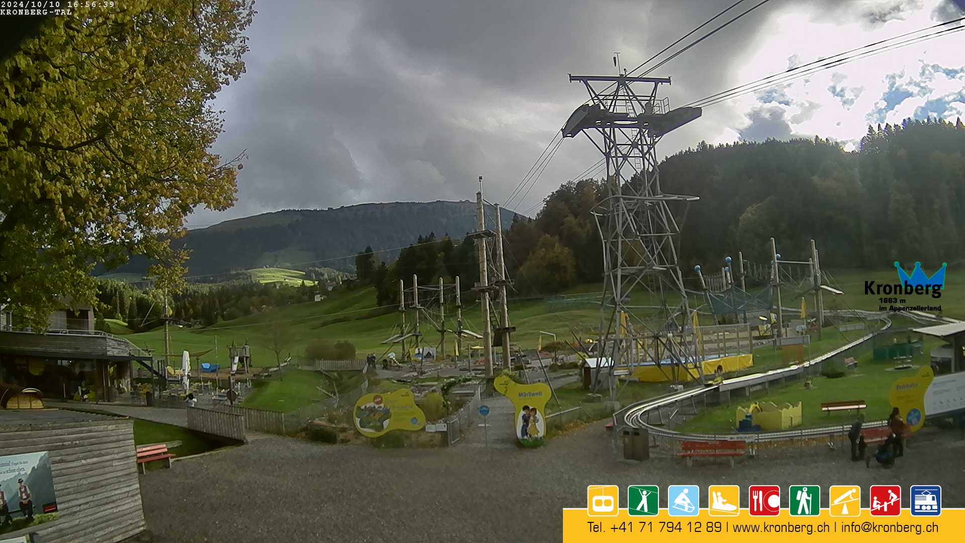 Gonten: Blick vom Jakobsbad Richtung Kronberg