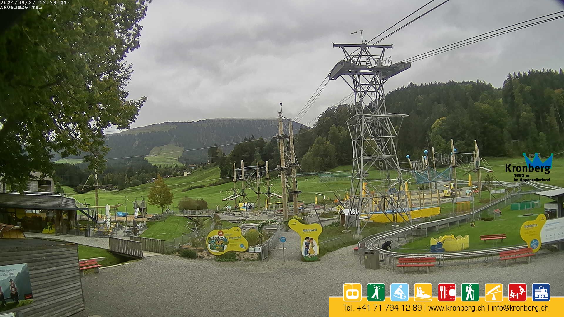 Gonten: Blick vom Jakobsbad Richtung Kronberg