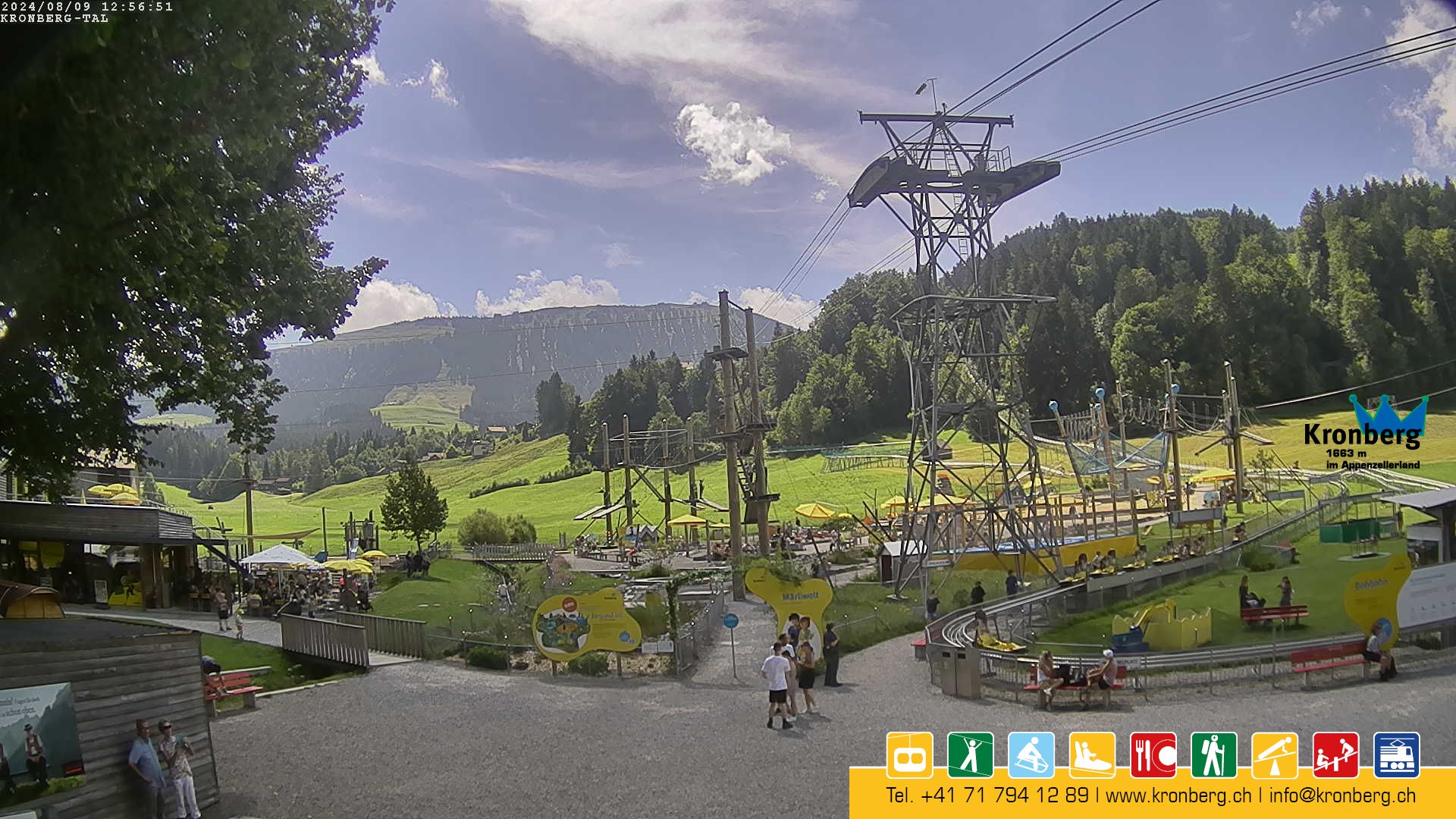 Gonten: Blick vom Jakobsbad Richtung Kronberg