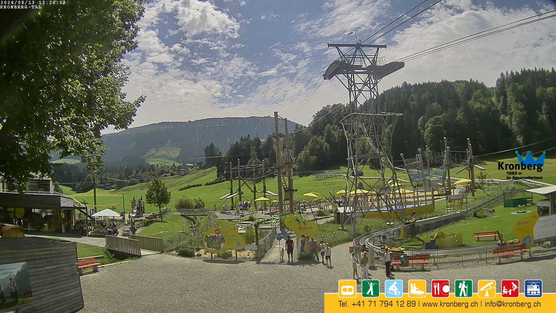 Gonten: Blick vom Jakobsbad Richtung Kronberg