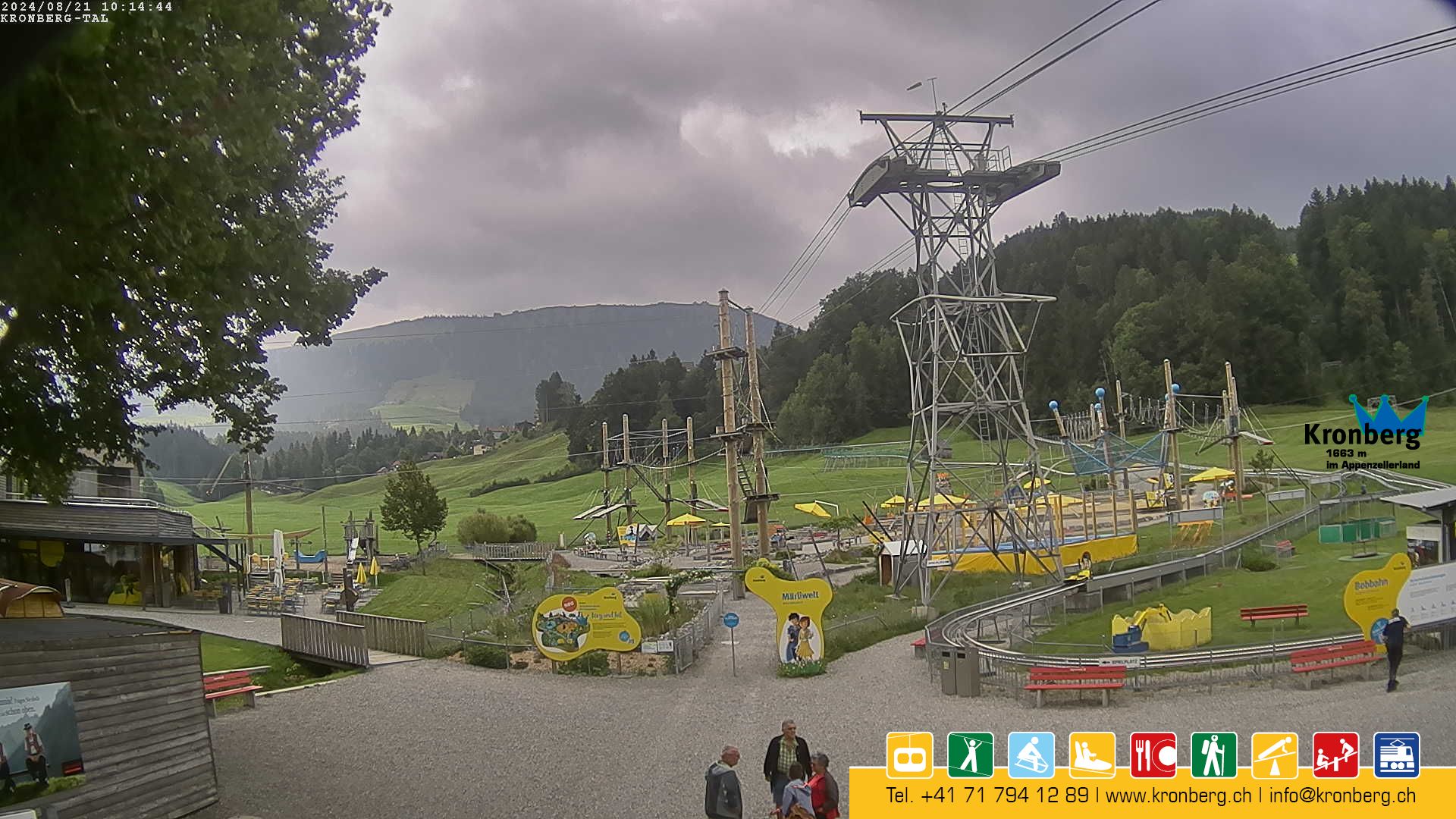 Gonten: Blick vom Jakobsbad Richtung Kronberg