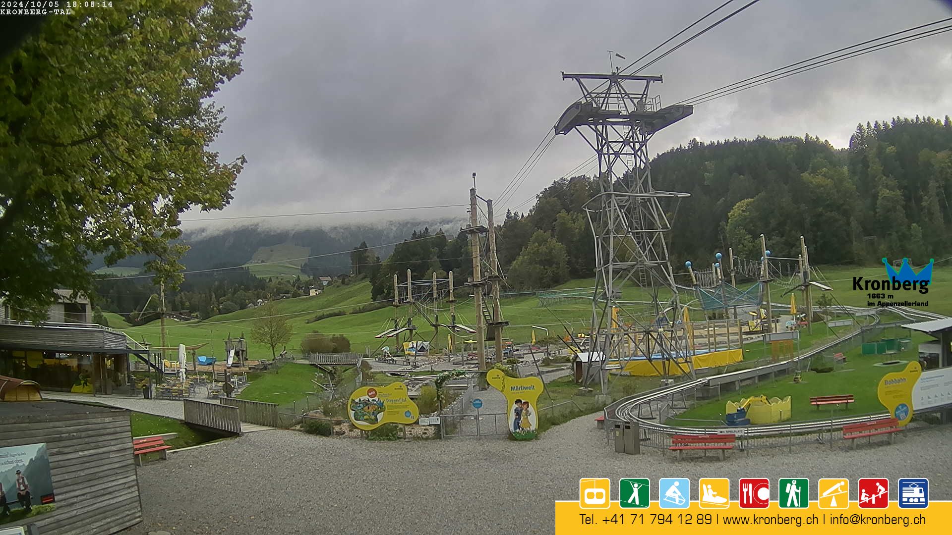 Gonten: Blick vom Jakobsbad Richtung Kronberg