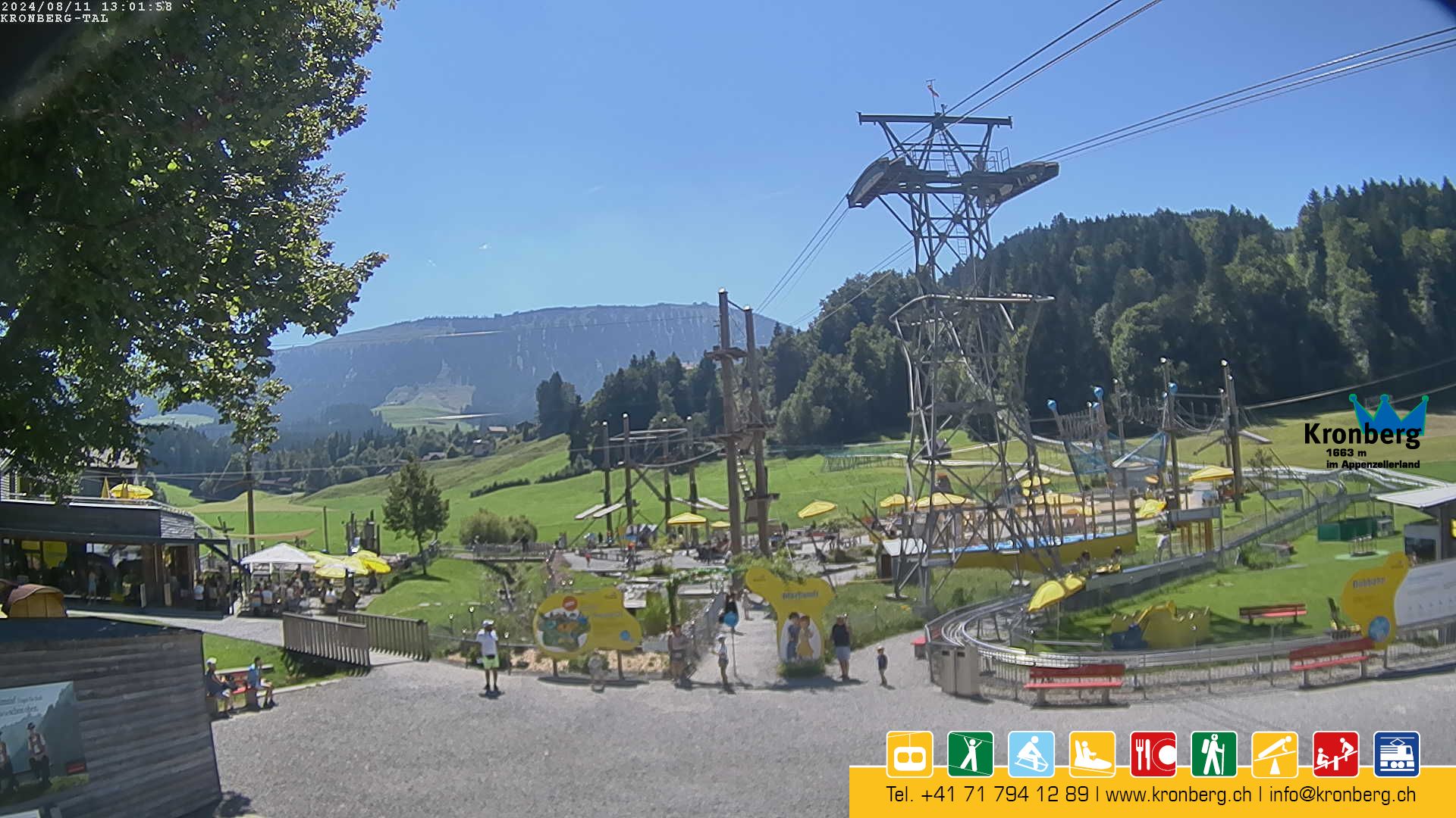 Gonten: Blick vom Jakobsbad Richtung Kronberg