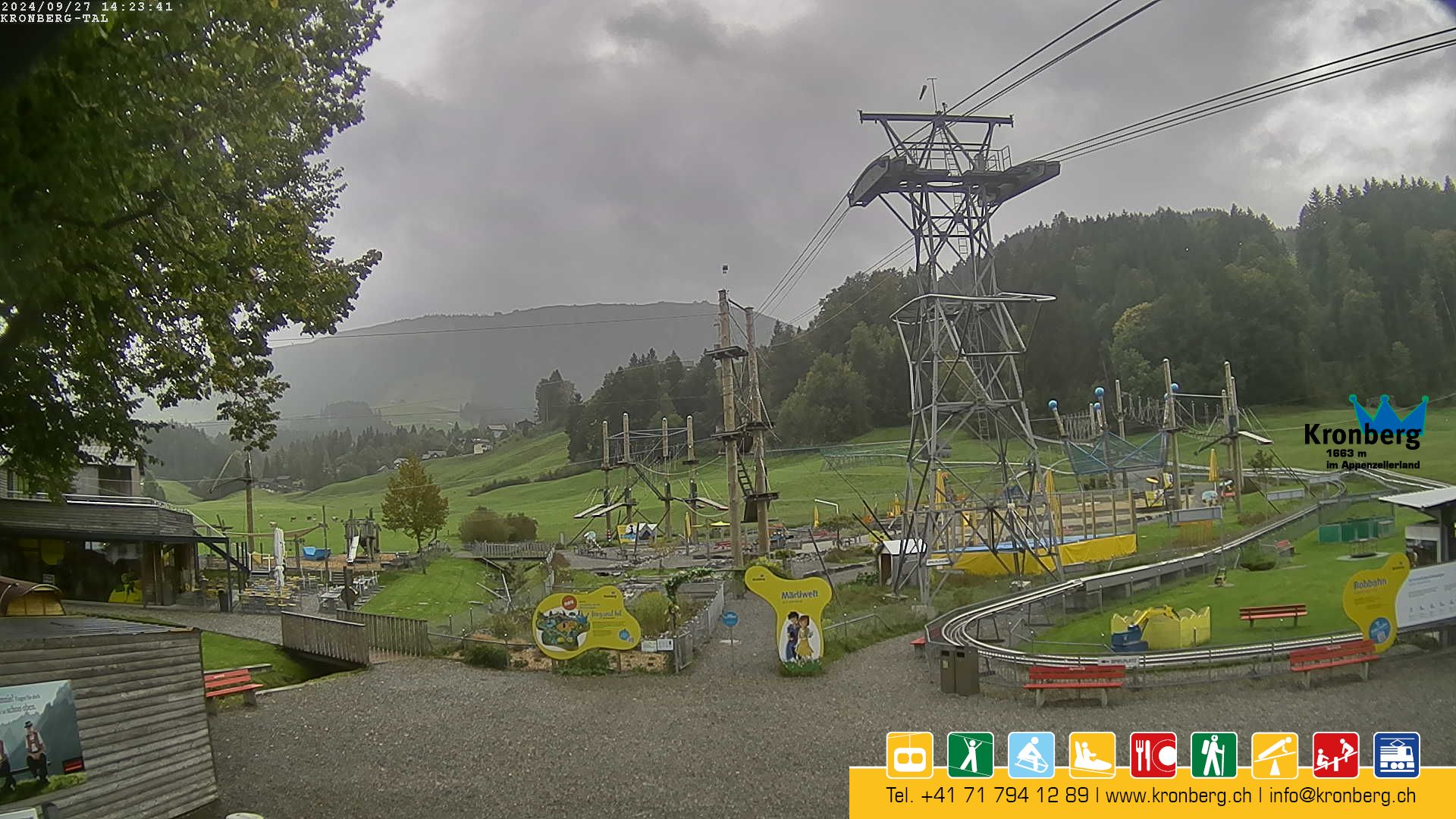 Gonten: Blick vom Jakobsbad Richtung Kronberg