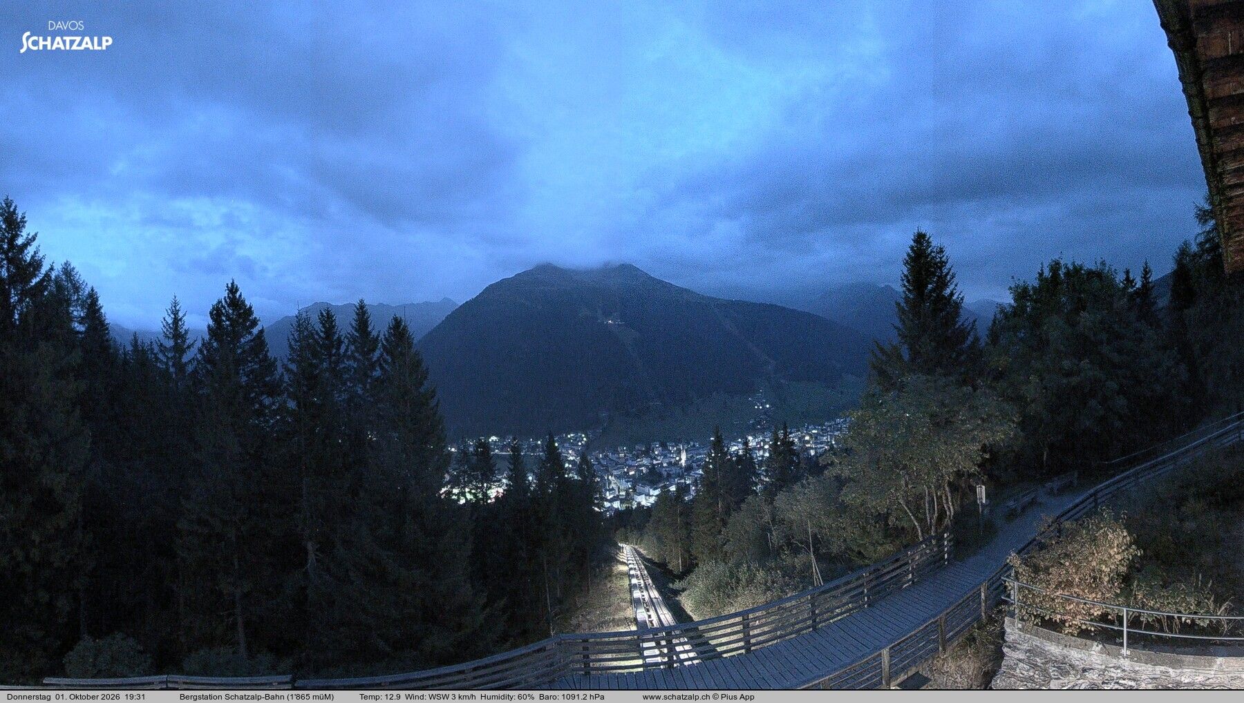Davos: Schatzalp-Bahn
