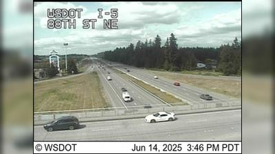 Everett I-5: Scenic 88th St NE Traffic