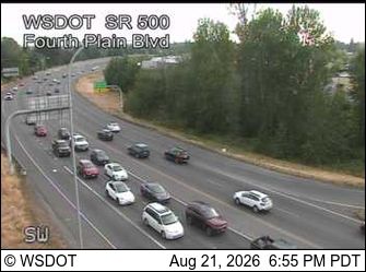 Traffic Cam Battle Ground: SR 500 at MP 5.9: Fourth Plain Blvd (SR 503)
