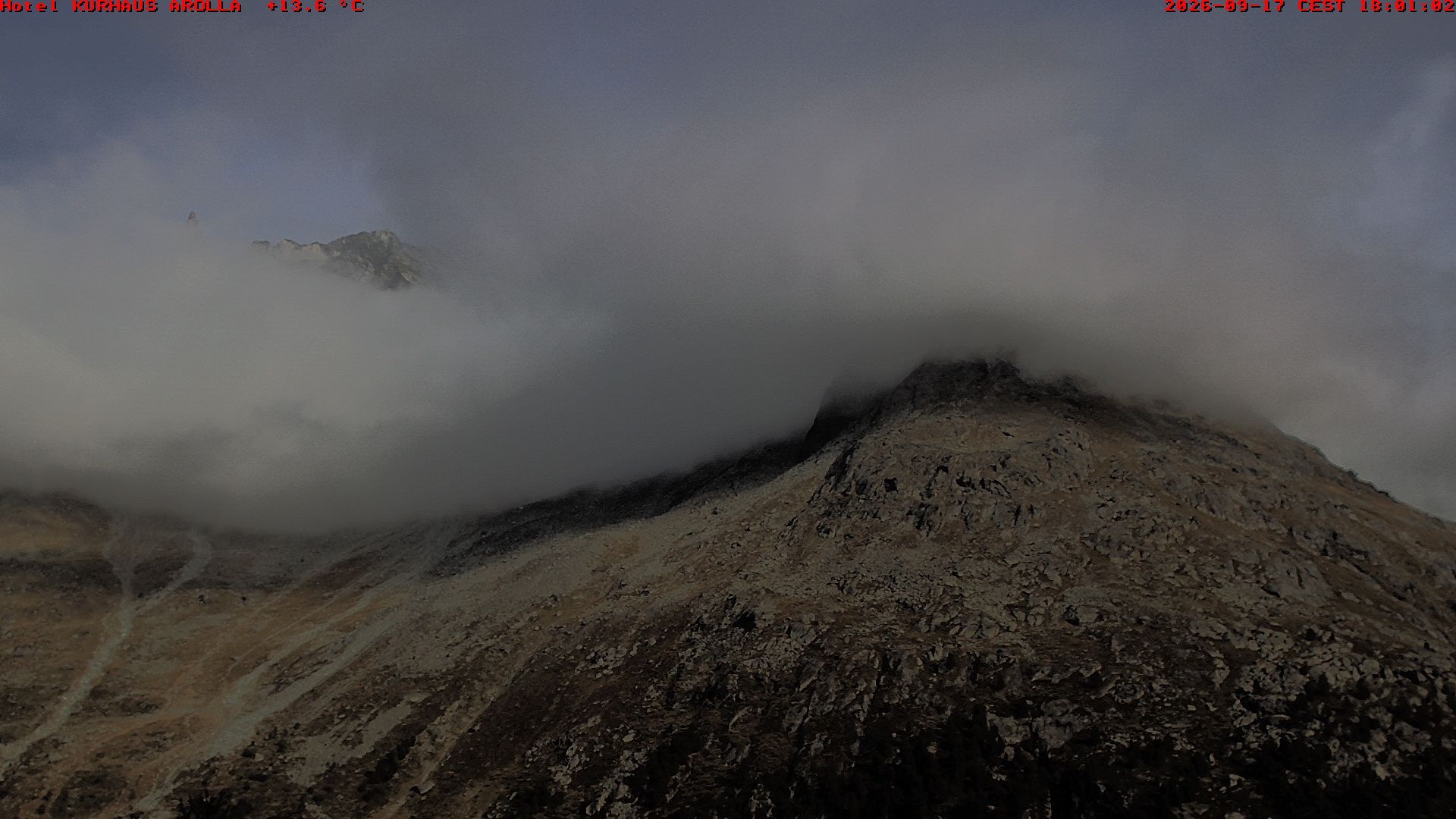 Evolène › Osten: Grand Hotel And Kurhaus - Valais, Suisse: Aiguille de la Tza, Douves Blanches, Maya