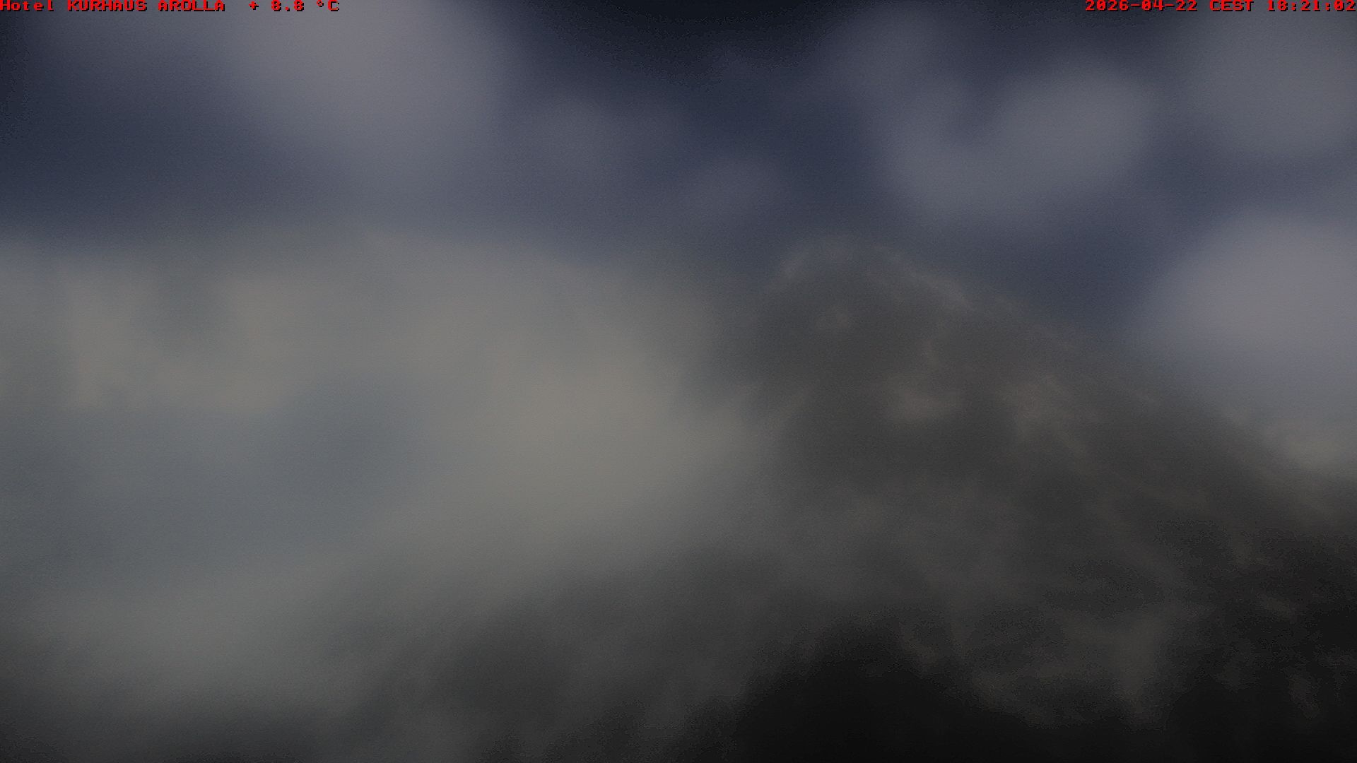 Evolène › Osten: Grand Hotel And Kurhaus - Valais, Suisse: Aiguille de la Tza, Douves Blanches, Maya