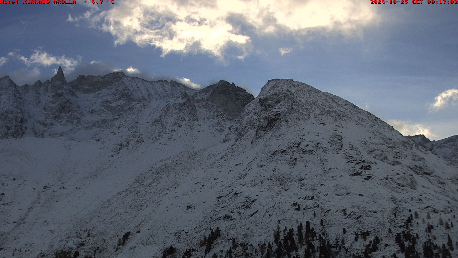 Evolène › Osten: Grand Hotel And Kurhaus - Valais, Suisse: Aiguille de la Tza, Douves Blanches, Maya