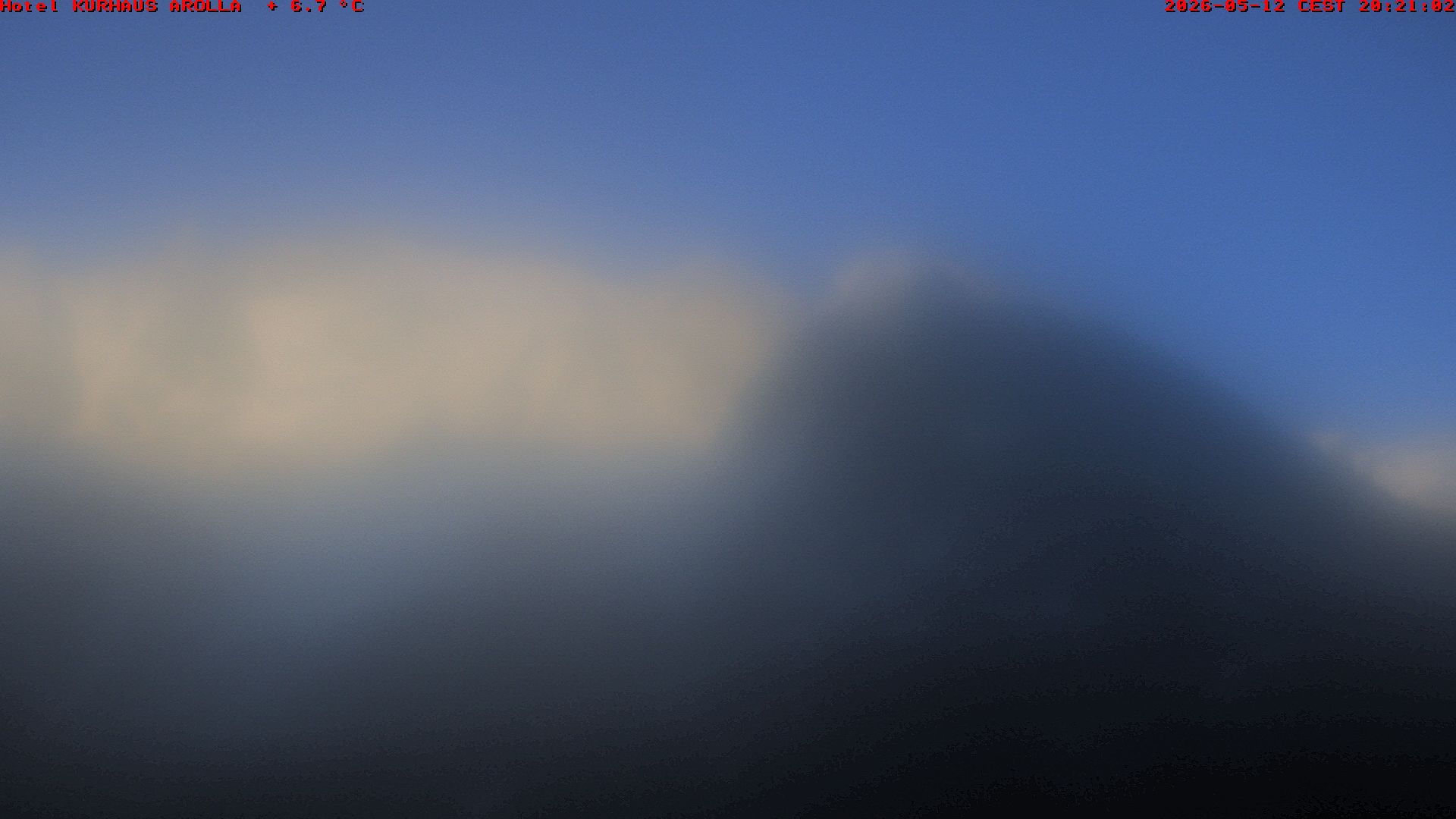 Evolène › Osten: Grand Hotel And Kurhaus - Valais, Suisse: Aiguille de la Tza, Douves Blanches, Maya